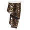 RG Ribbon: 2.5" Brown Leopard Print Ribbon with Glitter and Metallic Spots for Bows, Wreaths, Gift Wrap, Crafts and Decorations - Christmas / Valentine's Day